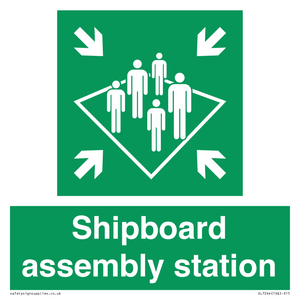 Shipboard assembly station
